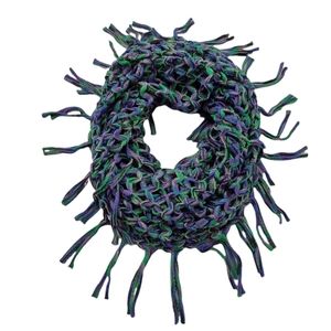 Fringe infinity scarf